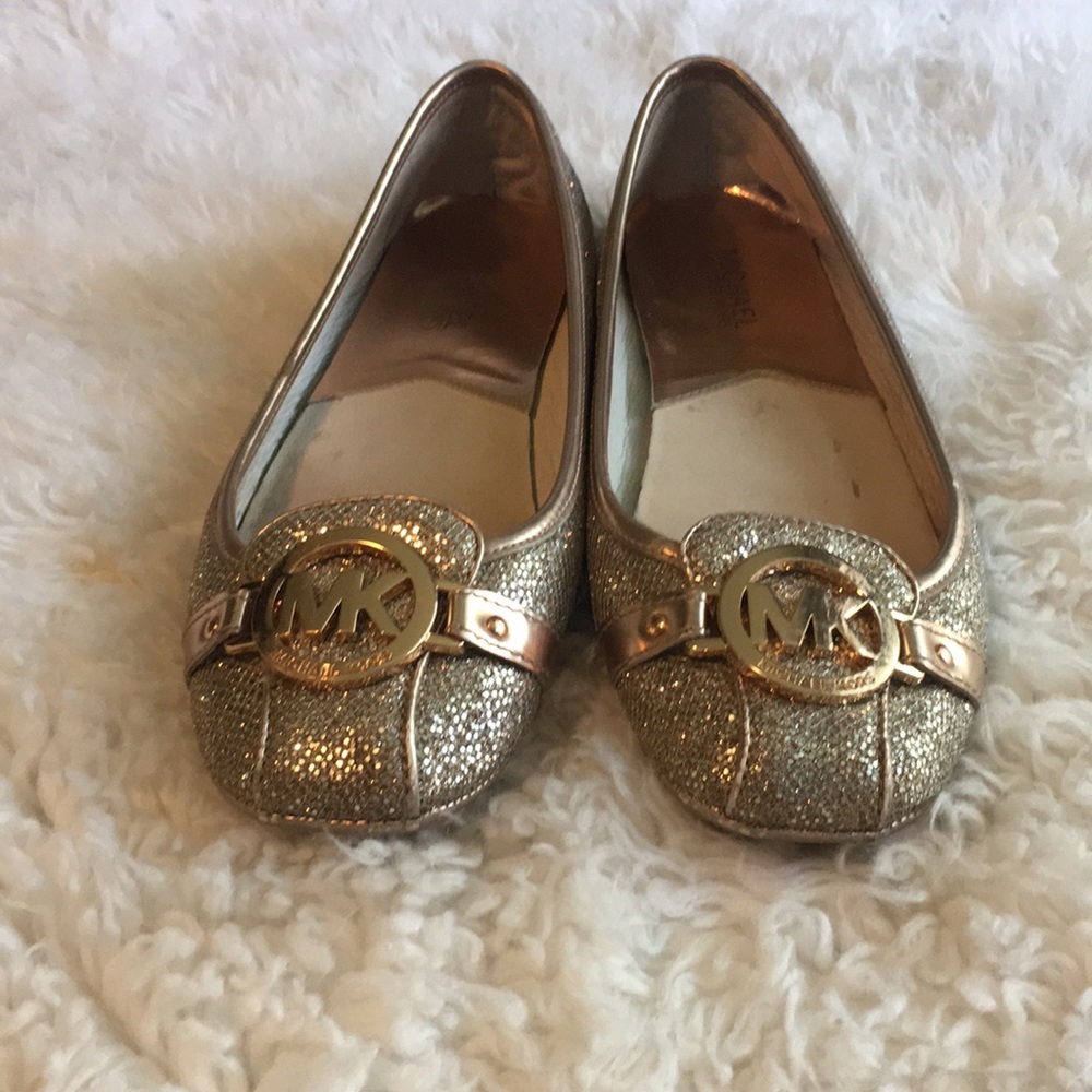 Michael Kors size 8.5 sparkly flats